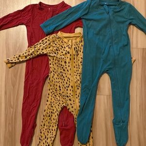 Kyte Baby Footies- Set of 3- 6-12 months